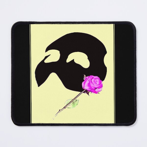 Item preview, Phantom of the Opera Abstract Mask and Red Rose Advertising Print designed and sold by posterbobs.