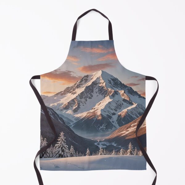Item preview, Snowy Sunset Mountain #3 designed and sold by KCsStudio.