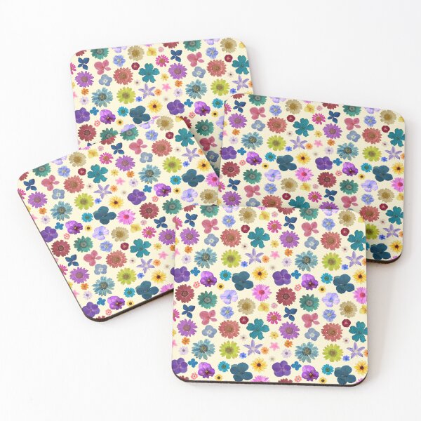 Item preview, Colourful Flowers Seamless Pattern designed and sold by Fantacaroo Designs.