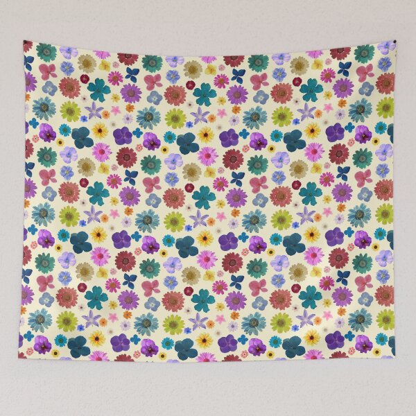 Item preview, Colourful Flowers Seamless Pattern designed and sold by Fantacaroo Designs.