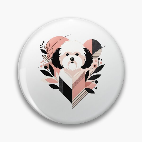 Artikelvorschau, Geometrischer floraler Maltipoo entworfen und verkauft von TheAnimalZ00.