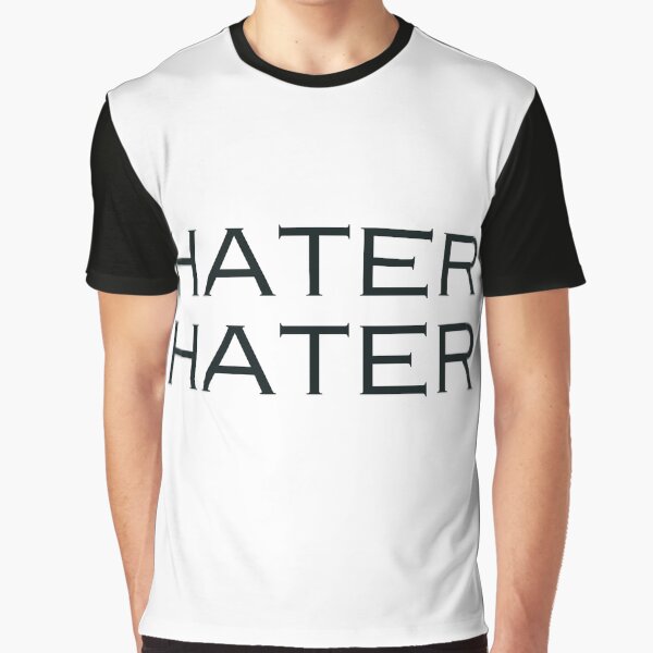 Artikel-Vorschau von Hater Hater lustiger Kommentar für Positivität, designt und verkauft von DudzDesignz.