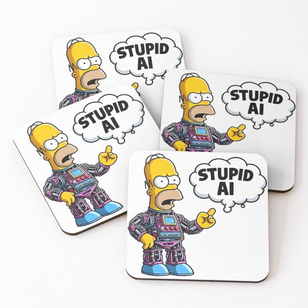 Item preview, Homer Stupid AI designed and sold by SportsT-Shirts.