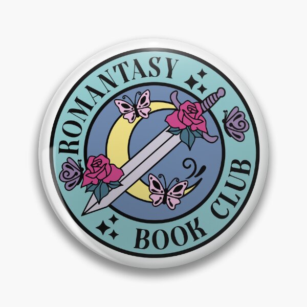 Item preview, Romantasy book club designed and sold by Radical Buttons.