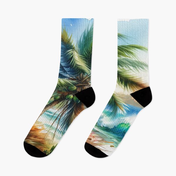Item preview, Tropical palm trees swaying in the breeze designed and sold by cj-digital.