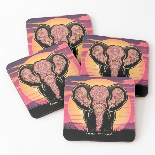Item preview, Elephant Silhouette. Mandala elephant, Fantasy Elephant, colorful elephant designed and sold by ElephantVibes.