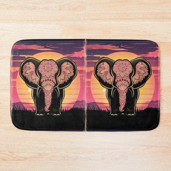 Item preview, Elephant Silhouette. Mandala elephant, Fantasy Elephant, colorful elephant designed and sold by ElephantVibes.