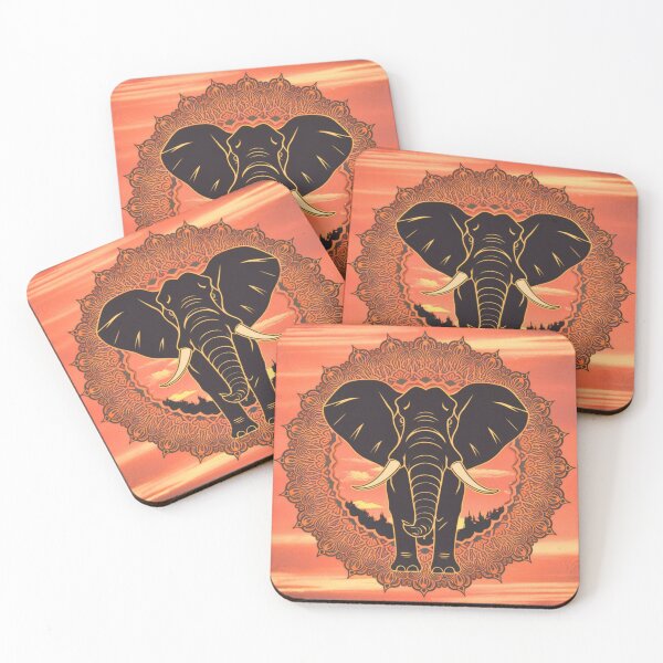 Item preview, Elephant Silhouette. Mandala elephant, Fantasy Elephant, colorful elephant designed and sold by ElephantVibes.