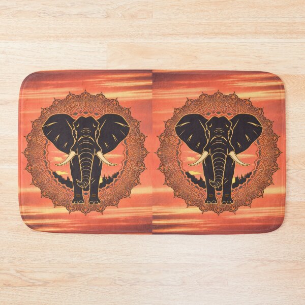 Item preview, Elephant Silhouette. Mandala elephant, Fantasy Elephant, colorful elephant designed and sold by ElephantVibes.
