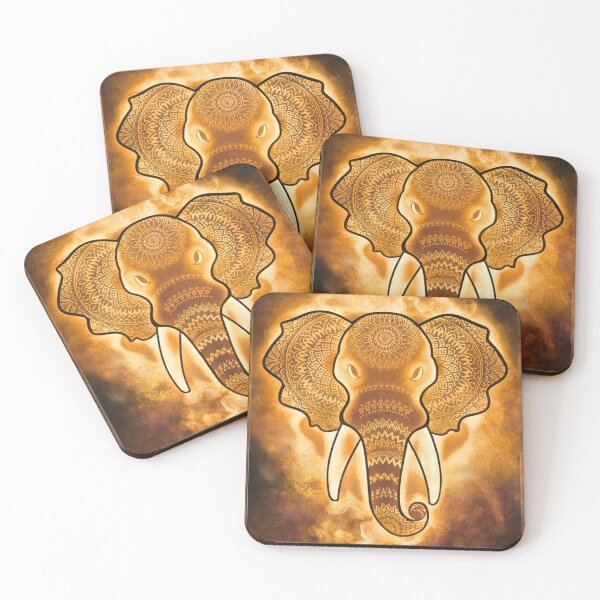 Item preview, Elephant Silhouette. Mandala elephant, Fantasy Elephant, colorful elephant designed and sold by ElephantVibes.