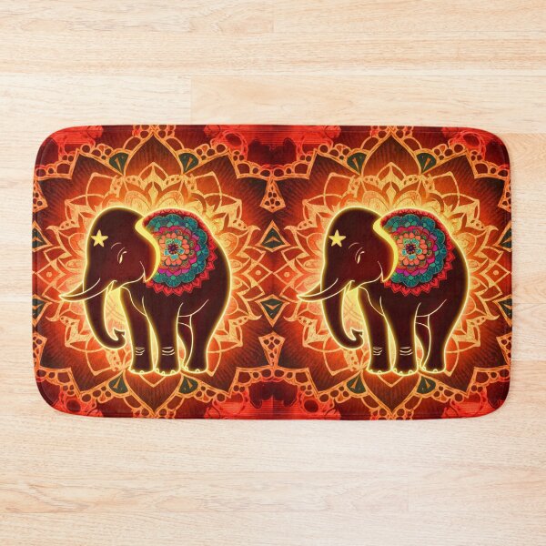 Item preview, Elephant Silhouette. Mandala elephant, Fantasy Elephant, colorful elephant designed and sold by ElephantVibes.