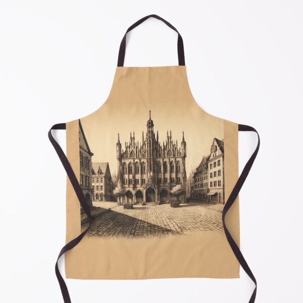 Item preview, Main Building of a European Gothic University designed and sold by CozyCustomPillows.