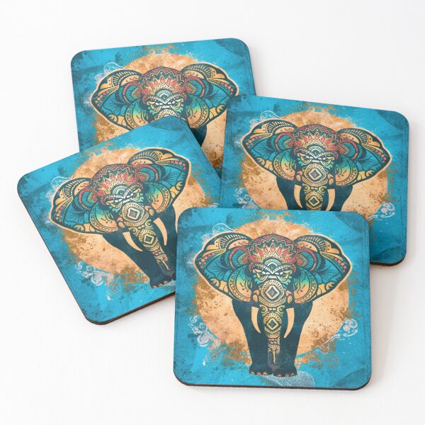 Item preview, Elephant Silhouette. Mandala elephant, Fantasy Elephant, colorful elephant designed and sold by ElephantVibes.