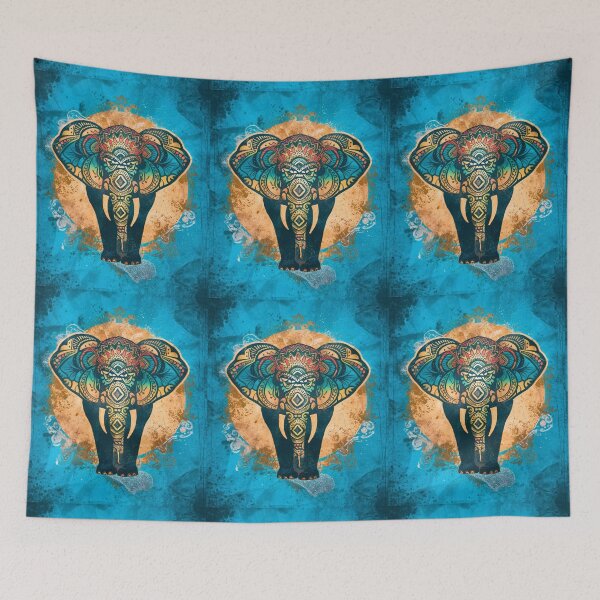 Item preview, Elephant Silhouette. Mandala elephant, Fantasy Elephant, colorful elephant designed and sold by ElephantVibes.