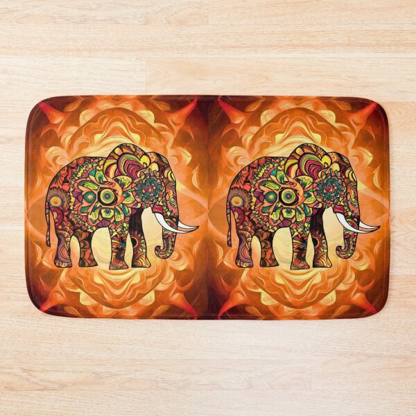 Item preview, Elephant Silhouette. Mandala elephant, Fantasy Elephant, colorful elephant designed and sold by ElephantVibes.