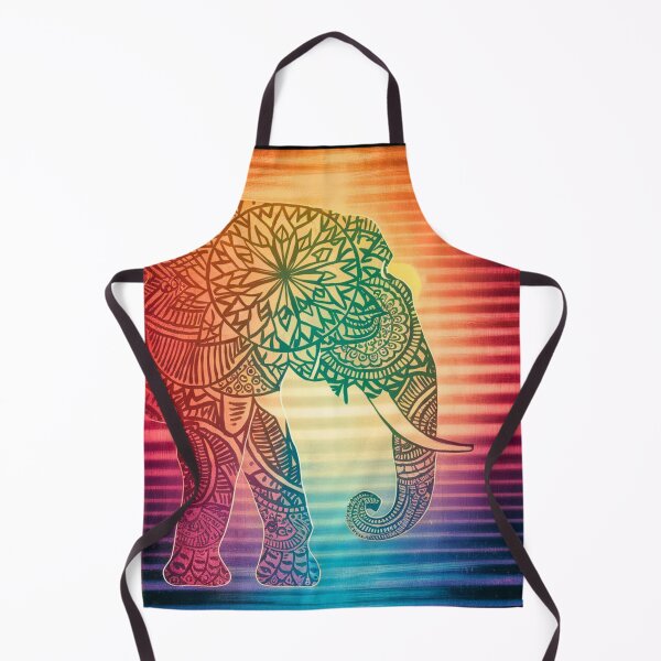 Item preview, Elephant Silhouette. Mandala elephant, Fantasy Elephant, colorful elephant designed and sold by ElephantVibes.