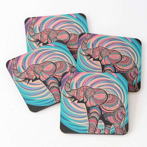 Item preview, Elephant Silhouette. Mandala elephant, Fantasy Elephant, colorful elephant designed and sold by ElephantVibes.