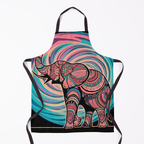 Item preview, Elephant Silhouette. Mandala elephant, Fantasy Elephant, colorful elephant designed and sold by ElephantVibes.