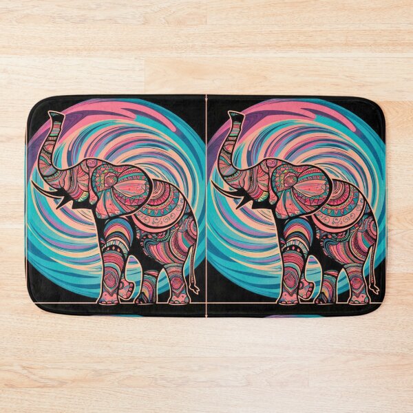 Item preview, Elephant Silhouette. Mandala elephant, Fantasy Elephant, colorful elephant designed and sold by ElephantVibes.