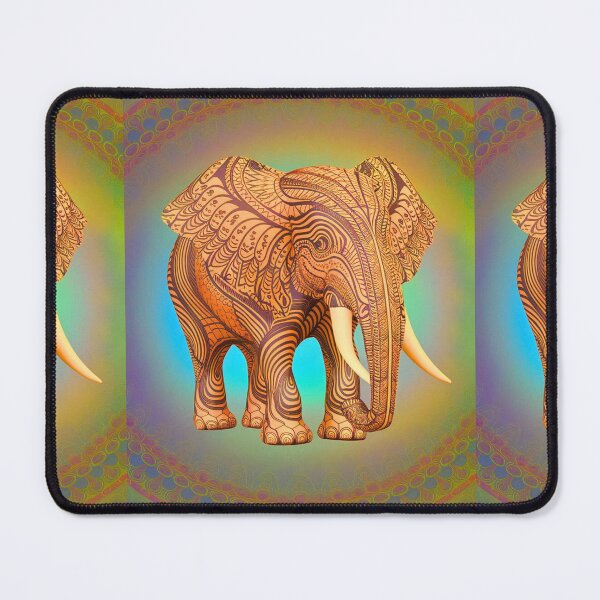 Item preview, Elephant Silhouette. Mandala elephant, Fantasy Elephant, colorful elephant designed and sold by ElephantVibes.