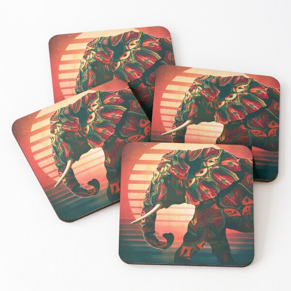Item preview, Elephant Silhouette. Mandala elephant, Fantasy Elephant, colorful elephant designed and sold by ElephantVibes.
