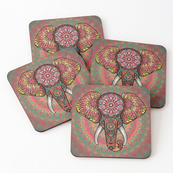 Item preview, Elephant Silhouette. Mandala elephant, Fantasy Elephant, colorful elephant designed and sold by ElephantVibes.