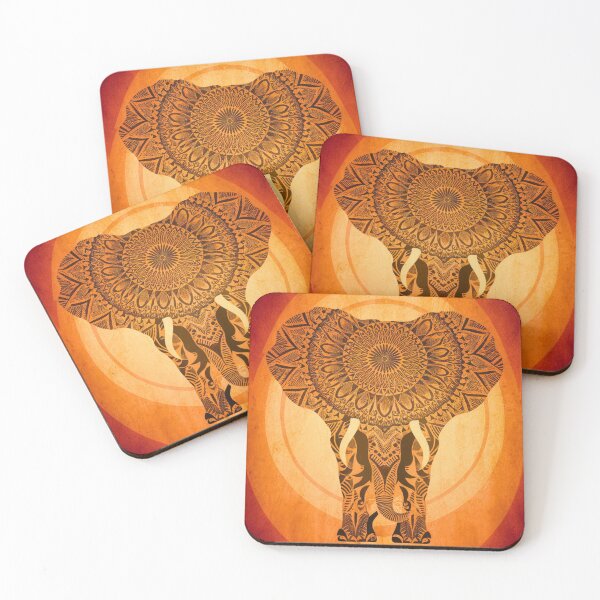 Item preview, Elephant Silhouette. Mandala elephant, Fantasy Elephant, colorful elephant designed and sold by ElephantVibes.