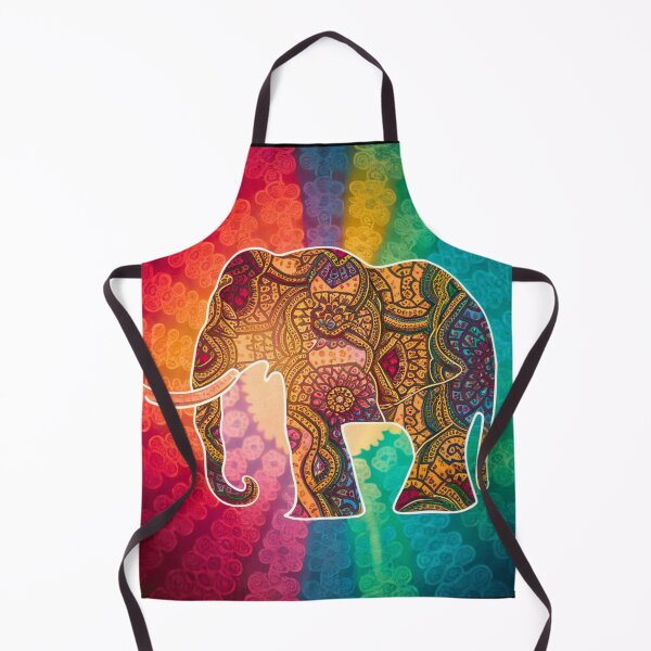 Item preview, Elephant Silhouette. Mandala elephant, Fantasy Elephant, colorful elephant designed and sold by ElephantVibes.