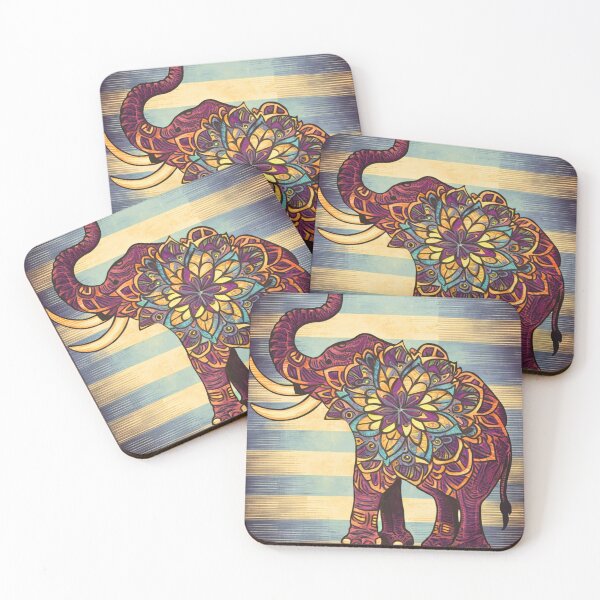 Item preview, Elephant Silhouette. Mandala elephant, Fantasy Elephant, colorful elephant designed and sold by ElephantVibes.