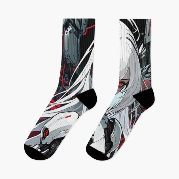 Artikelvorschau, Rotes Mecha-Mädchen entworfen und verkauft von Kawaii-Ninja.