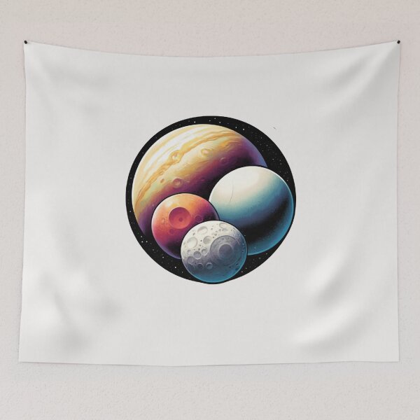 Item preview, galilean moons designed and sold by creativechaster.