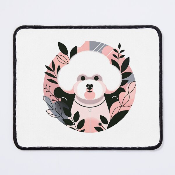 Item preview, Abstract Floral Bichon Frise designed and sold by TheAnimalZ00.