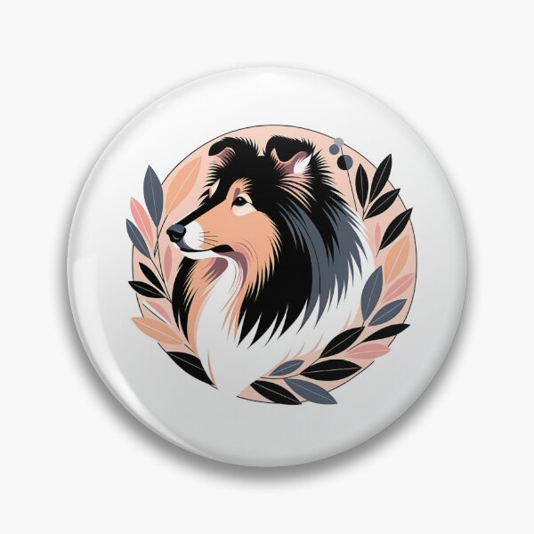 Item preview, Abstract Floral Shetland Sheepdog designed and sold by TheAnimalZ00.