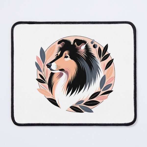 Item preview, Abstract Floral Shetland Sheepdog designed and sold by TheAnimalZ00.