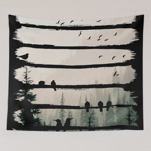 Item preview, Birds Watching Birds At Sunset  designed and sold by maryedenoa.