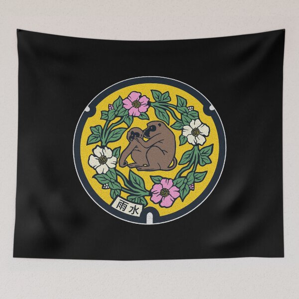 Item preview, Oita City Manhole Cover Art designed and sold by Musashi1996Art.