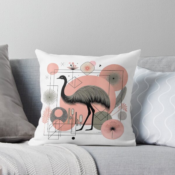 Item preview, Abstract Floral Emu designed and sold by TheAnimalZ00.