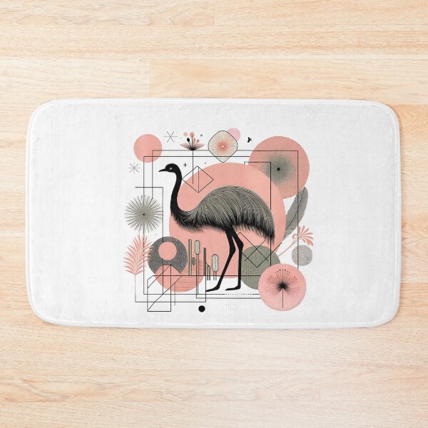 Item preview, Abstract Floral Emu designed and sold by TheAnimalZ00.