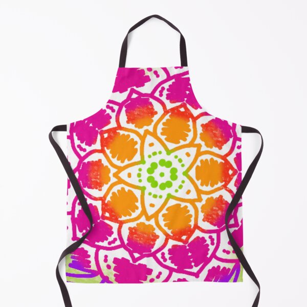 Artikelvorschau, BUNTES Blumen-MANDALA entworfen und verkauft von Shells Designs.