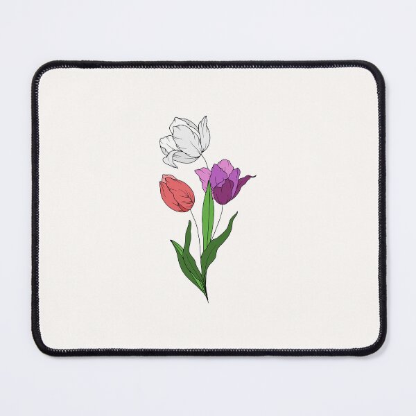 Item preview, Lesbian pride flowers designed and sold by PeachyLitchi.