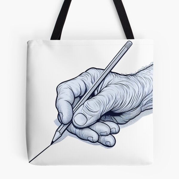 Item preview, Precision in Art: Hand Holding a Fine-Tipped Drawing Pen designed and sold by Ronin1969.