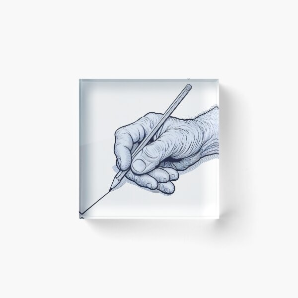Item preview, Precision in Art: Hand Holding a Fine-Tipped Drawing Pen designed and sold by Ronin1969.