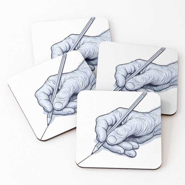 Item preview, Precision in Art: Hand Holding a Fine-Tipped Drawing Pen designed and sold by Ronin1969.