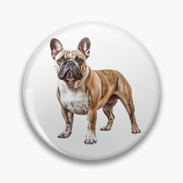 Item preview, Photorealistic Brown and White French Bulldog  designed and sold by HollywoodInked.