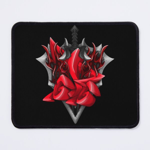 Item preview, P66 on a shield with a sword and flames designed and sold by -short- & EPIC shop.