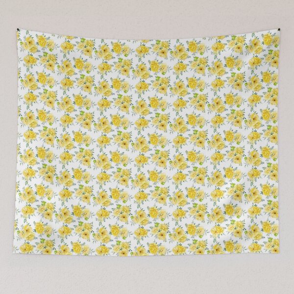 Item preview, "Blooming Beauties: Watercolor Flower Seamless Pattern designed and sold by hjian8219.