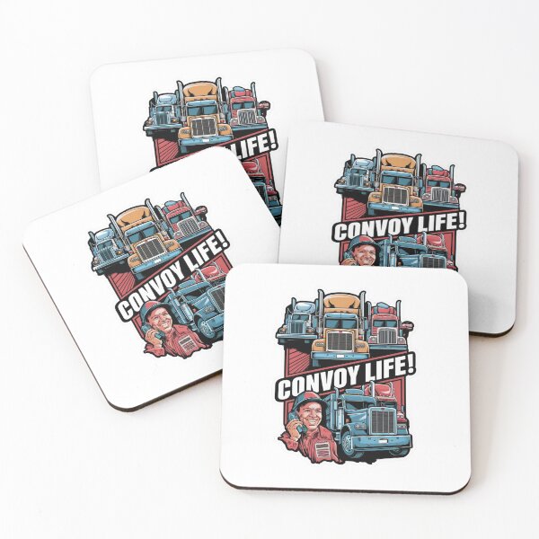 Item preview, Convoy Life Big Rig Trucker Design designed and sold by Peter Stawicki.