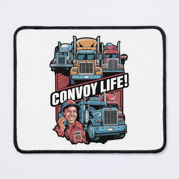 Item preview, Convoy Life Big Rig Trucker Design designed and sold by Peter Stawicki.