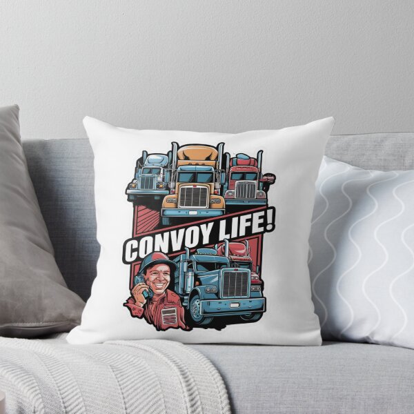 Item preview, Convoy Life Big Rig Trucker Design designed and sold by Peter Stawicki.