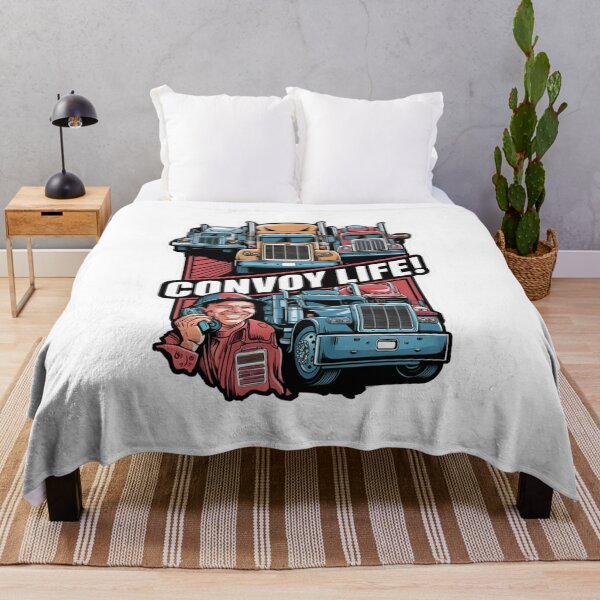 Item preview, Convoy Life Big Rig Trucker Design designed and sold by Peter Stawicki.